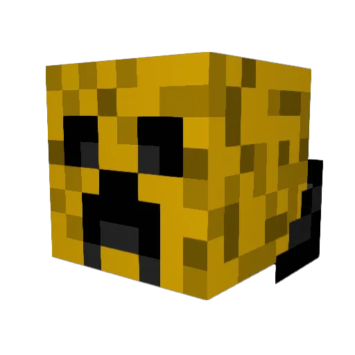 vc__ Minecraft avatar head, 3D render