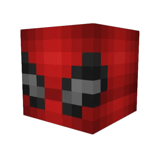 vc_chro Minecraft avatar head, 3D render