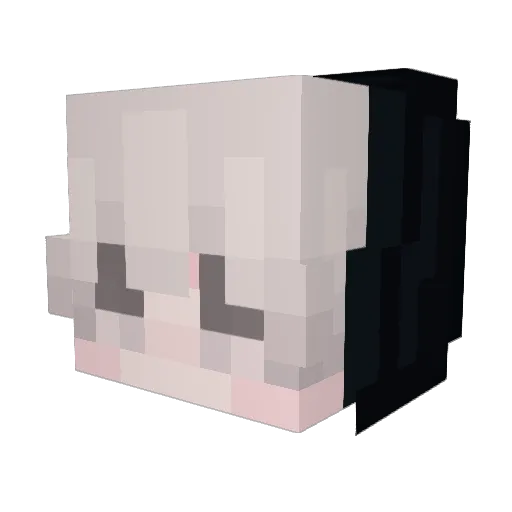 vccssptr Minecraft avatar head, 3D render
