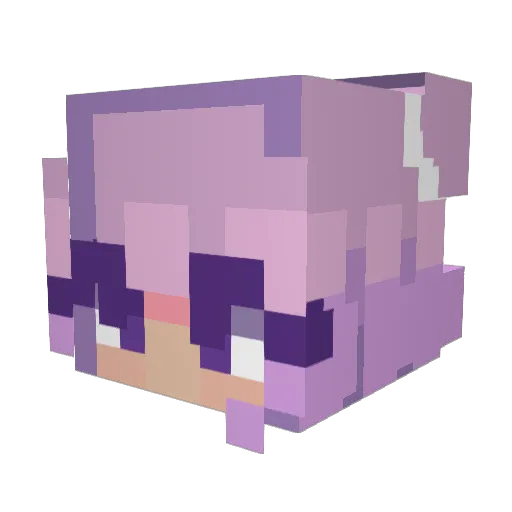 vceisqa Minecraft avatar head, 3D render