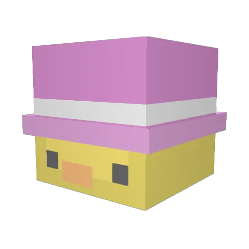 vcinri Minecraft avatar head, 3D render
