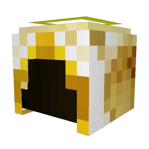vco1 Minecraft avatar head, 3D render