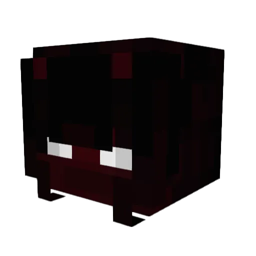 vcvvs Minecraft avatar head, 3D render