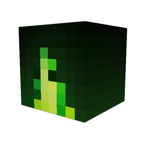 vdeo Minecraft avatar head, 3D render