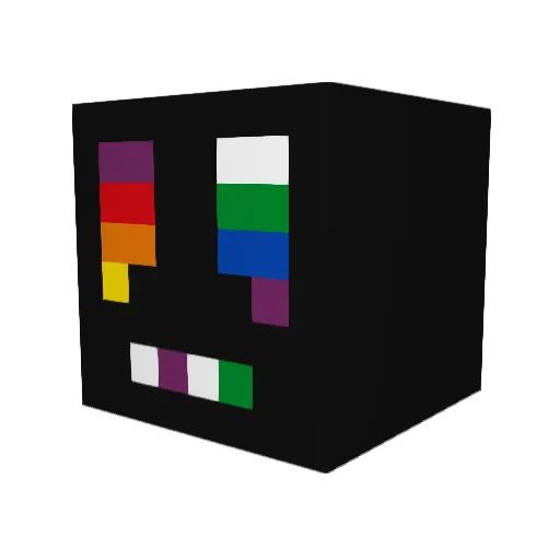 vdozer Minecraft avatar head, 3D render
