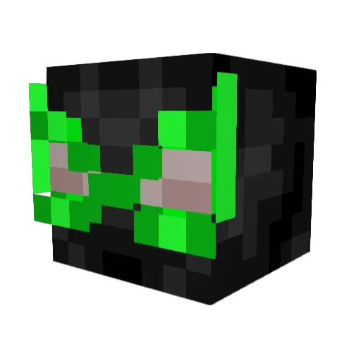 vdrkins Minecraft avatar head, 3D render