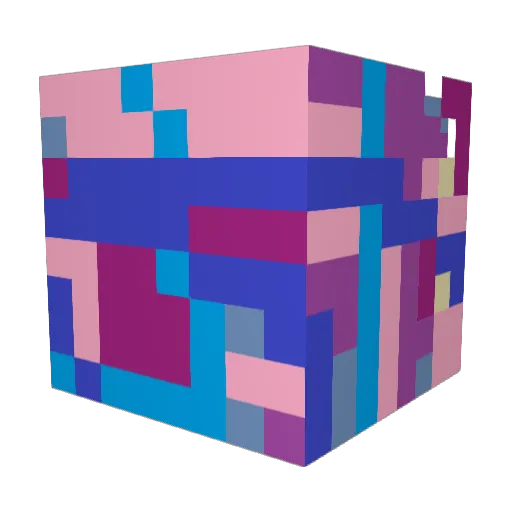 veakion Minecraft avatar head, 3D render
