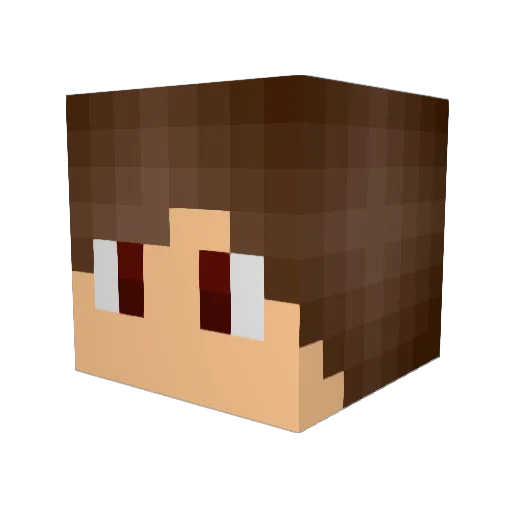 vebbi03 Minecraft avatar head, 3D render