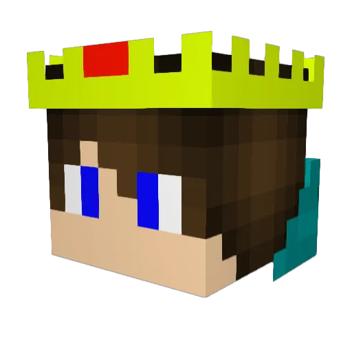 vecktor_21 Minecraft avatar head, 3D render