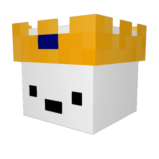 vecser Minecraft avatar head, 3D render