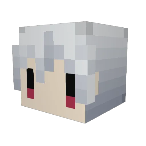 vector1517 Minecraft avatar head, 3D render