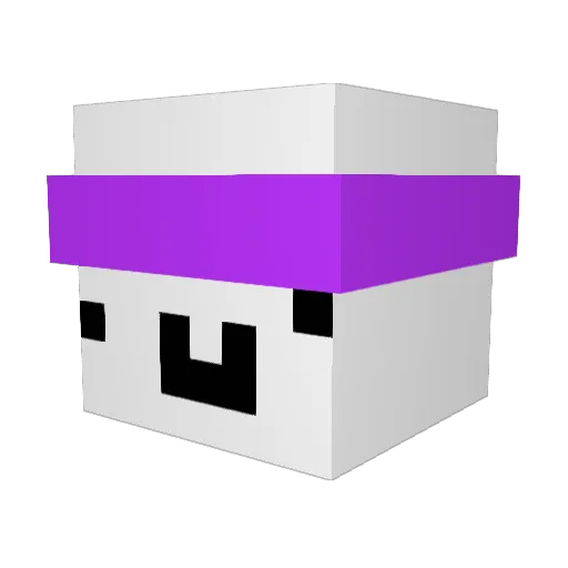 vectoryeah Minecraft avatar head, 3D render