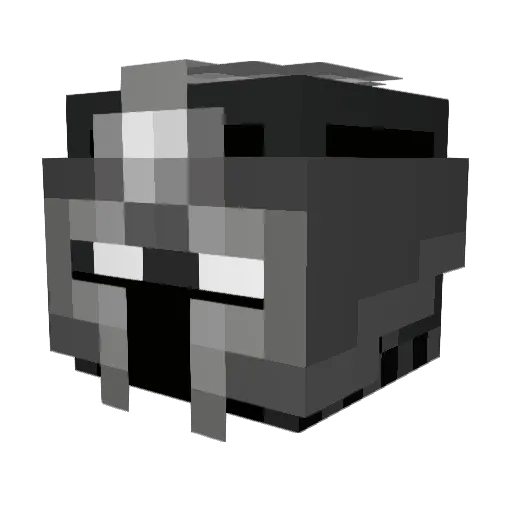 vedisus Minecraft avatar head, 3D render