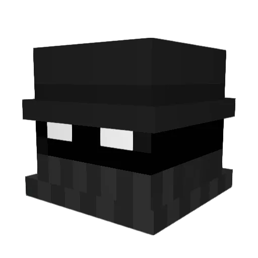 veekuz Minecraft avatar head, 3D render