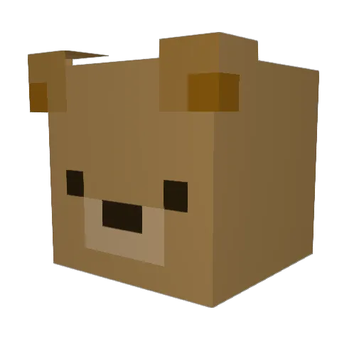 veenus15 Minecraft avatar head, 3D render