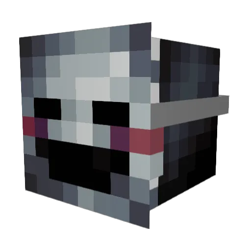 veevidalia Minecraft avatar head, 3D render