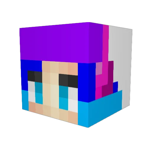 veevoo21 Minecraft avatar head, 3D render