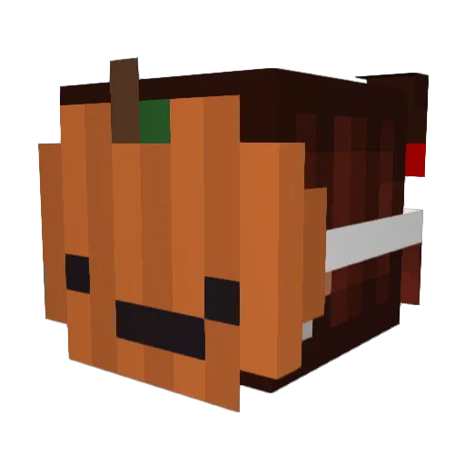 veewooveewoo Minecraft avatar head, 3D render