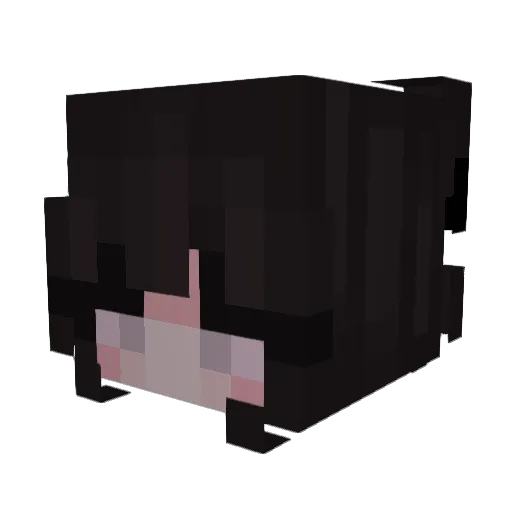 veffi Minecraft avatar head, 3D render