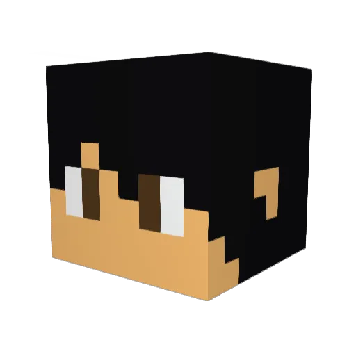 vega007 Minecraft avatar head, 3D render