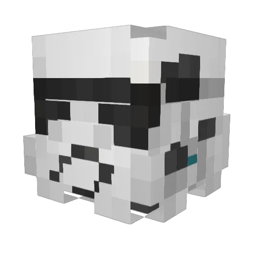 vegeta3210 Minecraft avatar head, 3D render