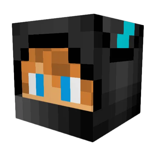 veggiesmashers Minecraft avatar head, 3D render
