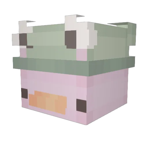 veggu Minecraft avatar head, 3D render