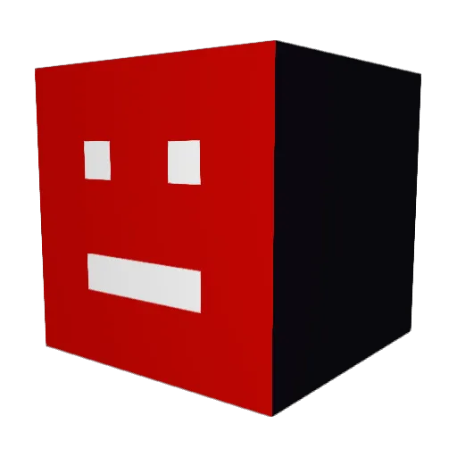 vegis03 Minecraft avatar head, 3D render