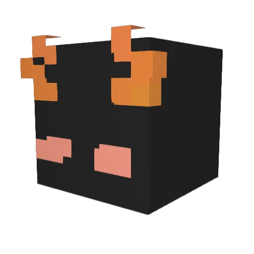 veguezz Minecraft avatar head, 3D render
