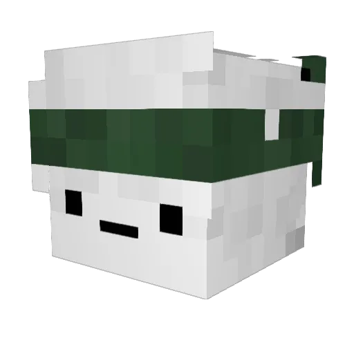 veinaldu Minecraft avatar head, 3D render