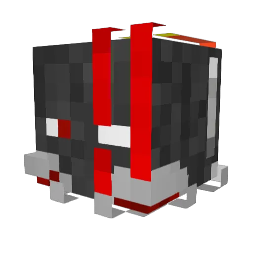 vejetry Minecraft avatar head, 3D render