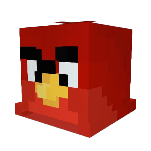 vekk1 Minecraft avatar head, 3D render