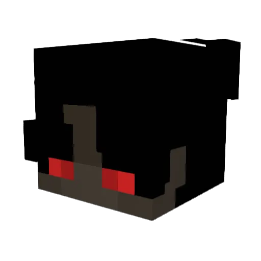 veley Minecraft avatar head, 3D render