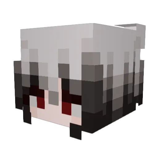velichor Minecraft avatar head, 3D render