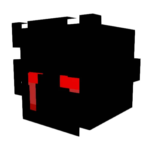 velimoo Minecraft avatar head, 3D render