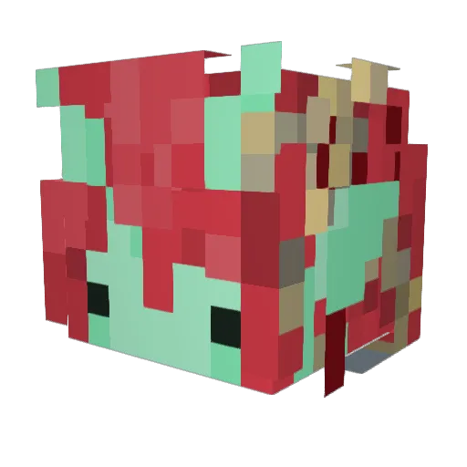 velisia Minecraft avatar head, 3D render