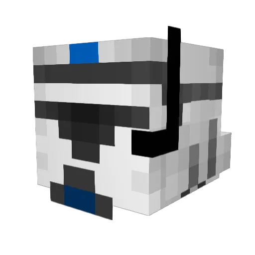 velja678 Minecraft avatar head, 3D render