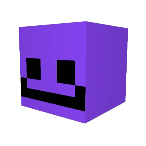 velocites_ Minecraft avatar head, 3D render