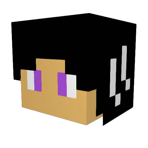 velocity504 Minecraft avatar head, 3D render