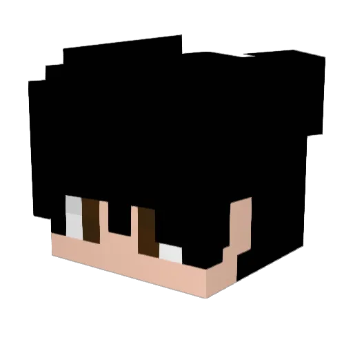 veloocity0 Minecraft avatar head, 3D render