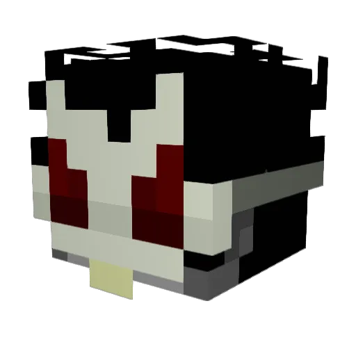 ven10 Minecraft avatar head, 3D render