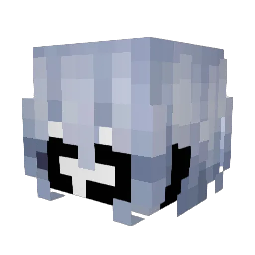 venderes Minecraft avatar head, 3D render