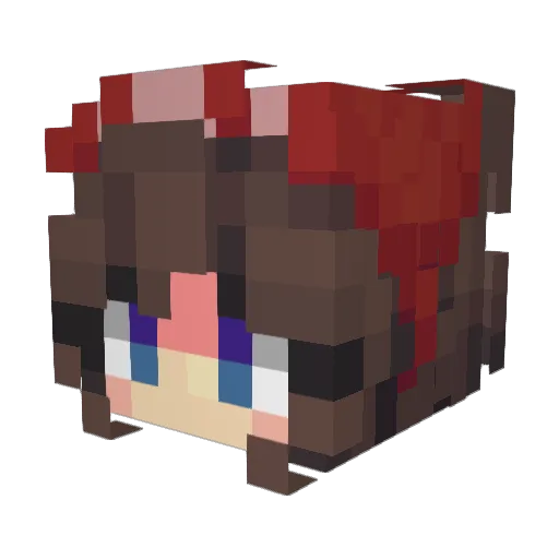 vendi06 Minecraft avatar head, 3D render