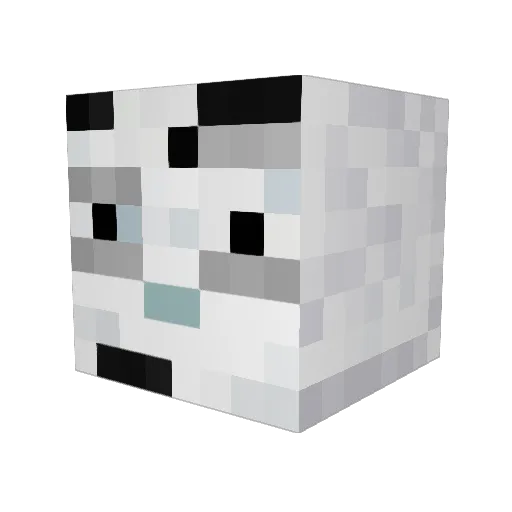 vendshus Minecraft avatar head, 3D render