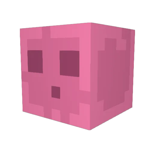 veneloka Minecraft avatar head, 3D render