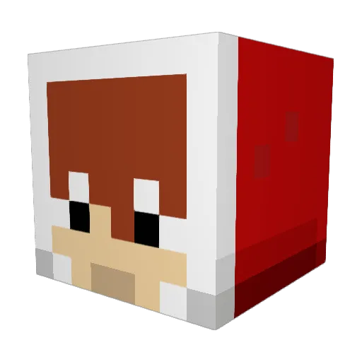 venelto Minecraft avatar head, 3D render