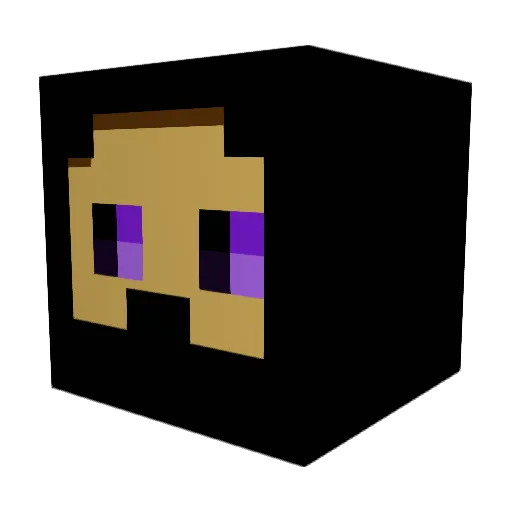 venem4987 Minecraft avatar head, 3D render