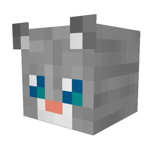 vengefulgod_ Minecraft avatar head, 3D render