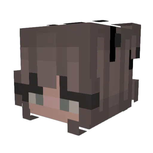vengstd Minecraft avatar head, 3D render