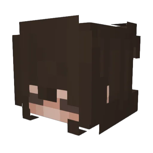 venhana Minecraft avatar head, 3D render